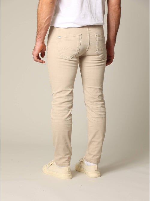 Pantalon greige en jeans avec braguette à fermeture à glissière 'Deeluxe' - Kiabi