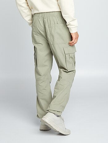 Pantalon grossesse chino - vert lichen - Kiabi - 25.00€