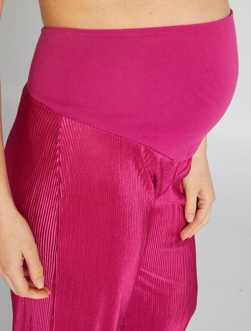 Pantalon grossesse à taille élastiquée - Kiabi
