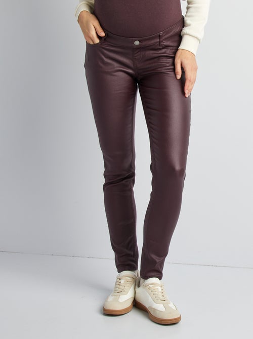 Pantalon grossesse avec bandeau élastique - Kiabi