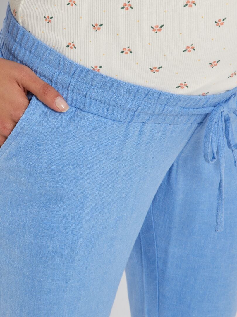 Pantalon grossesse Bleu - Kiabi