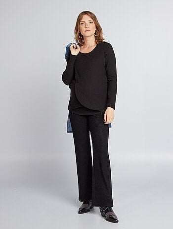Extenseur pantalon ajustables pour femmes enceintes, 3 pièces (noir, bleu  et kaki)