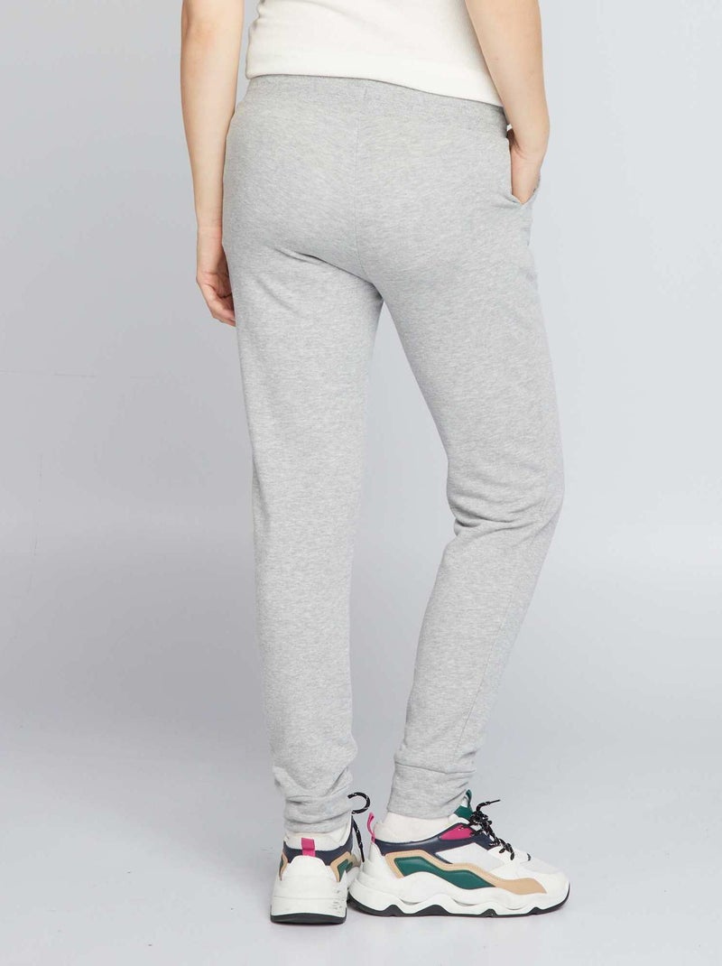 Pantalon grossesse en molleton Gris - Kiabi