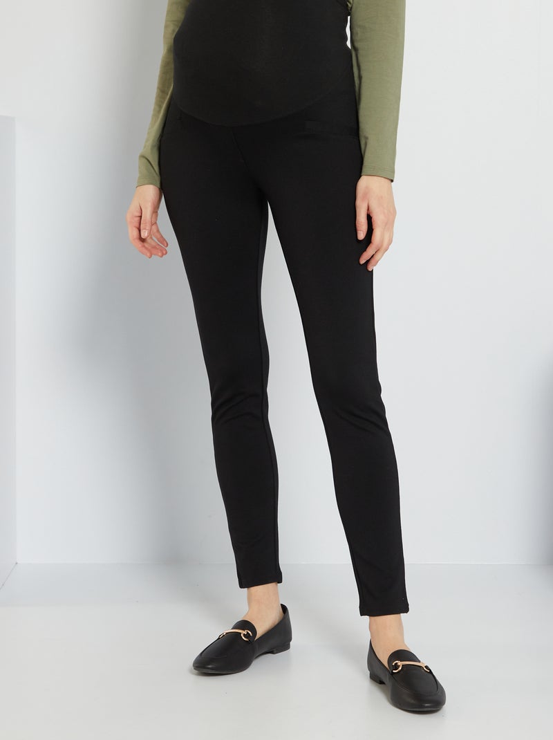 Pantalon grossesse noir - Kiabi