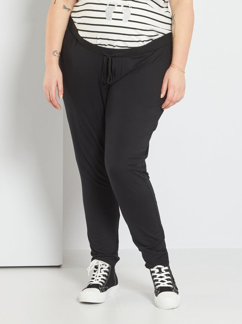 Pantalon grossesse noir - Kiabi
