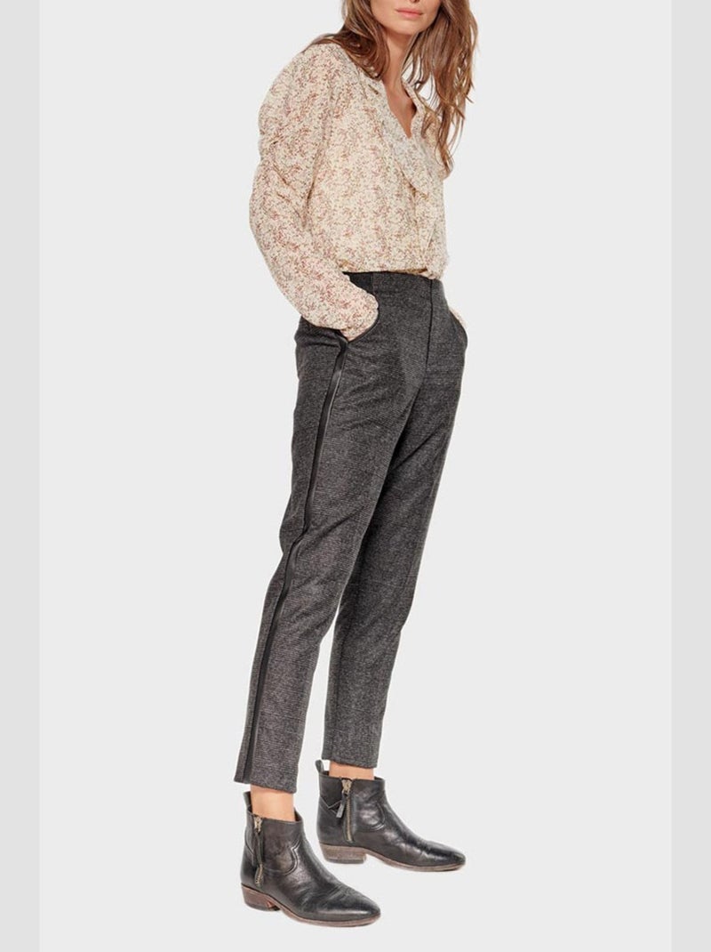Pantalon GUILIA droit 'Le Temps Des Cerises' Gris - Kiabi