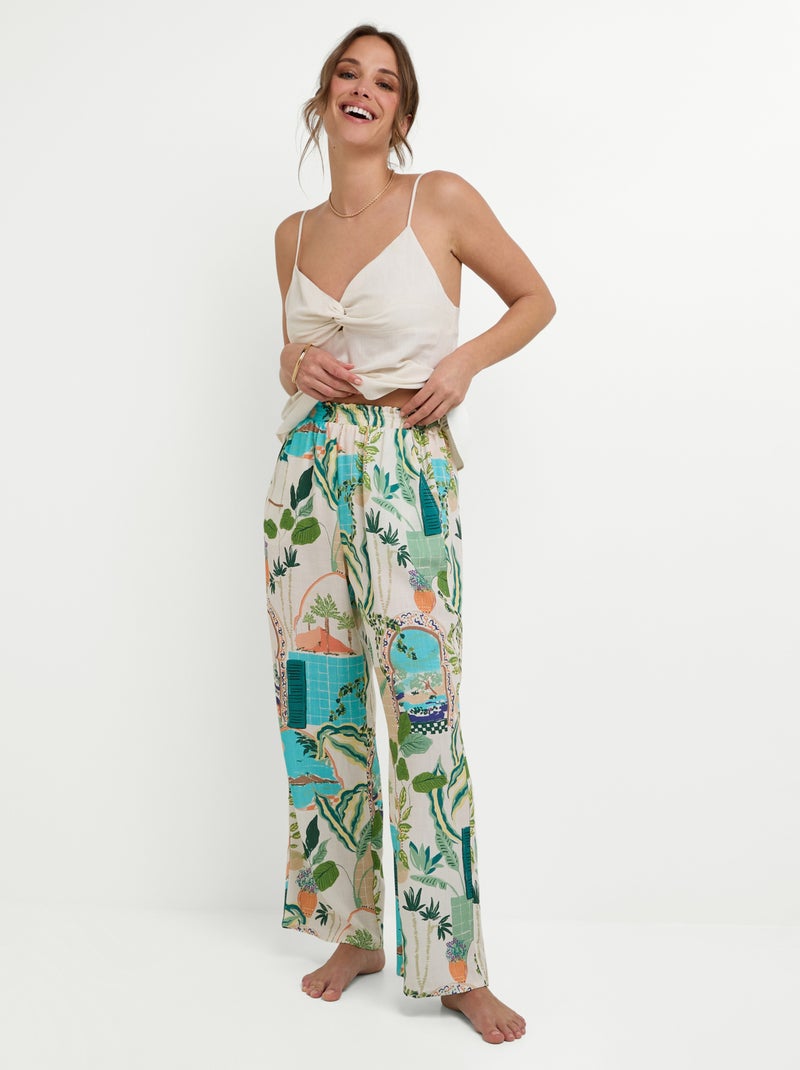 Pantalon Guimauve - RougeGorge Lingerie Blanc Multicolore - Kiabi