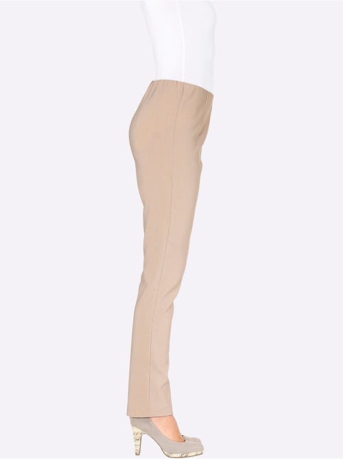 Pantalon habillé à ceinture élastique avec qualité extensible - Taille courte - Moda Vilona - Kiabi