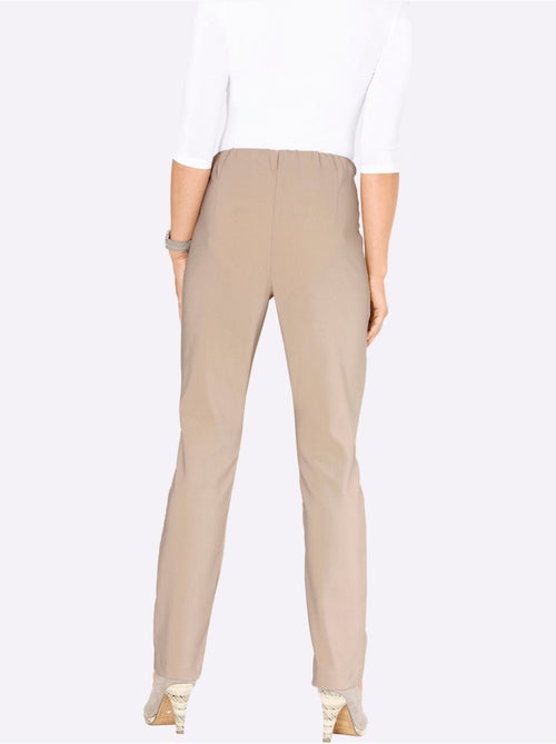 Pantalon habillé à ceinture élastique avec qualité extensible - Taille courte - Moda Vilona - Kiabi