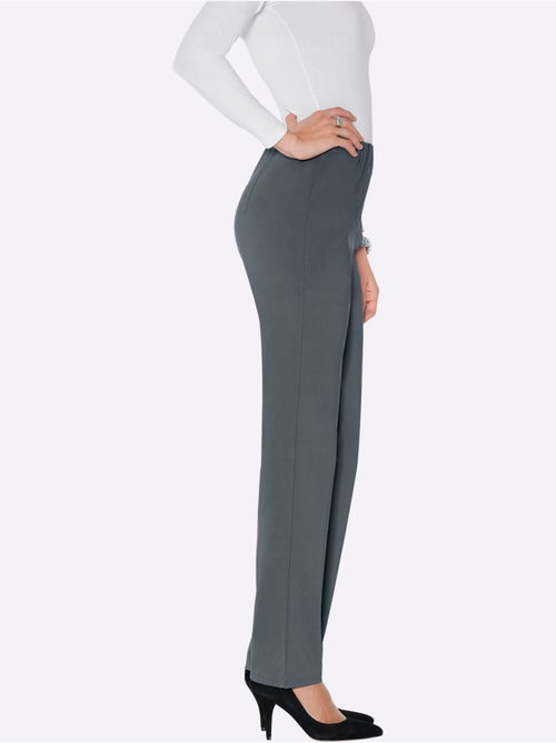 Pantalon habillé avec ceinture élastique et ajustement extensible - Taille courte - Moda Vilona - Kiabi