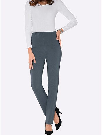 Pantalon Extensible Aspect Bengaline Tendance - Taille Standard - Moda Vilona