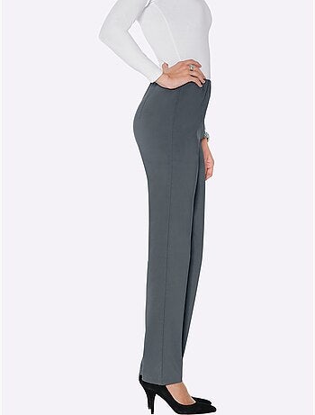 Pantalon Extensible Aspect Bengaline Tendance - Taille Standard - Moda Vilona