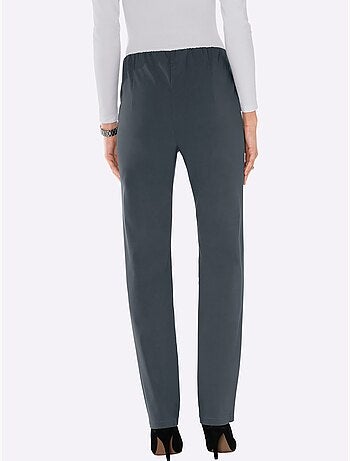 Pantalon Extensible Aspect Bengaline Tendance - Taille Standard - Moda Vilona