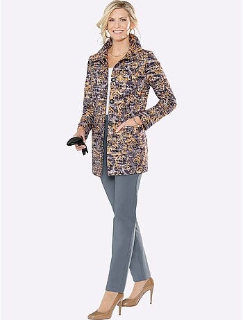 Pantalon Extensible Aspect Bengaline Tendance - Taille Standard - Moda Vilona