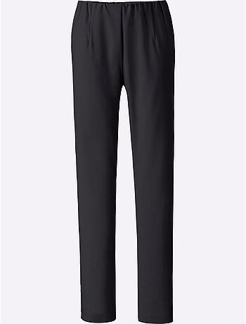 Pantalon habillé extensible à ceinture élastique intérieure - Taille standard - Moda Vilona