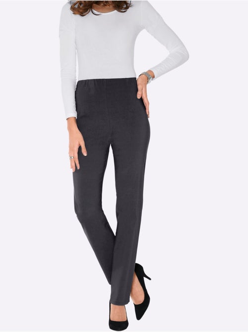 Pantalon habillé extensible à ceinture élastique intérieure - Taille standard - Moda Vilona - Kiabi