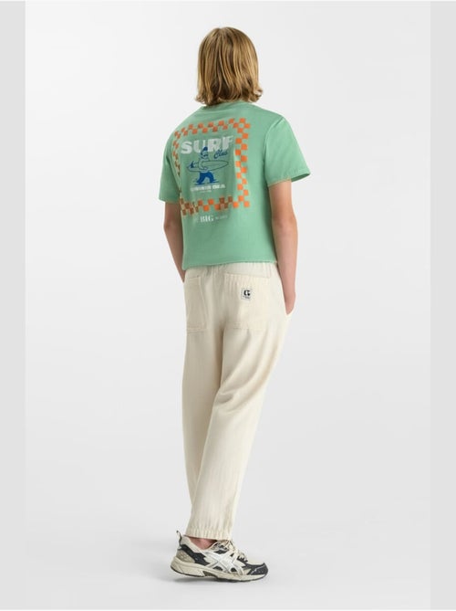 Pantalon HAWBO droite 'Le Temps Des Cerises' - Kiabi