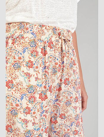 Pantalon HENEL carotte 'Le Temps Des Cerises'