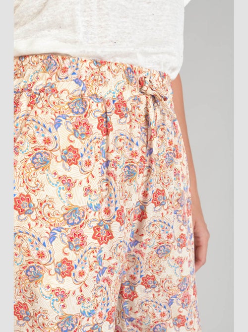 Pantalon HENEL carotte 'Le Temps Des Cerises' - Kiabi