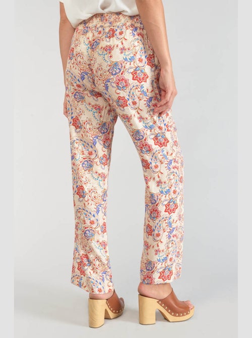 Pantalon HENEL carotte 'Le Temps Des Cerises' - Kiabi
