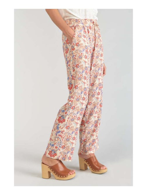 Pantalon HENEL carotte 'Le Temps Des Cerises' - Kiabi