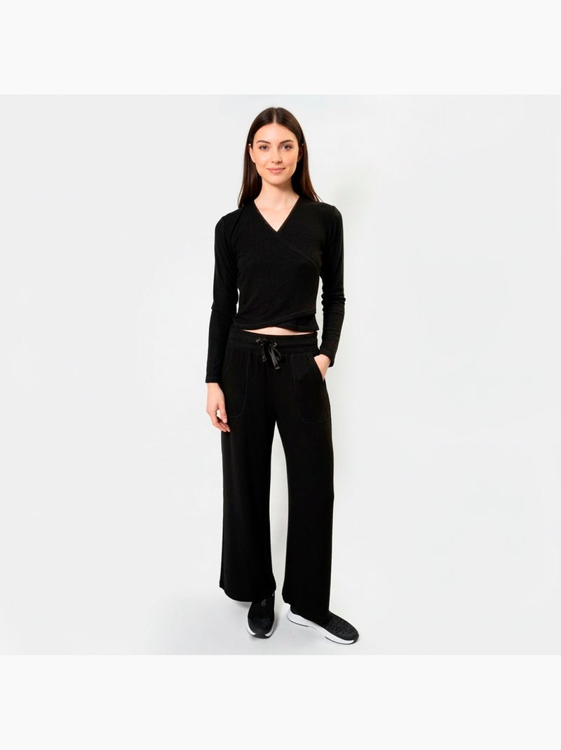 Pantalon homewear femme Isotoner Noir - Kiabi