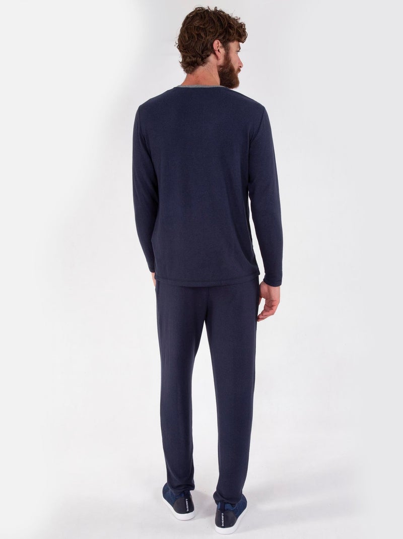 Pantalon homewear homme Isotoner Bleu marine - Kiabi