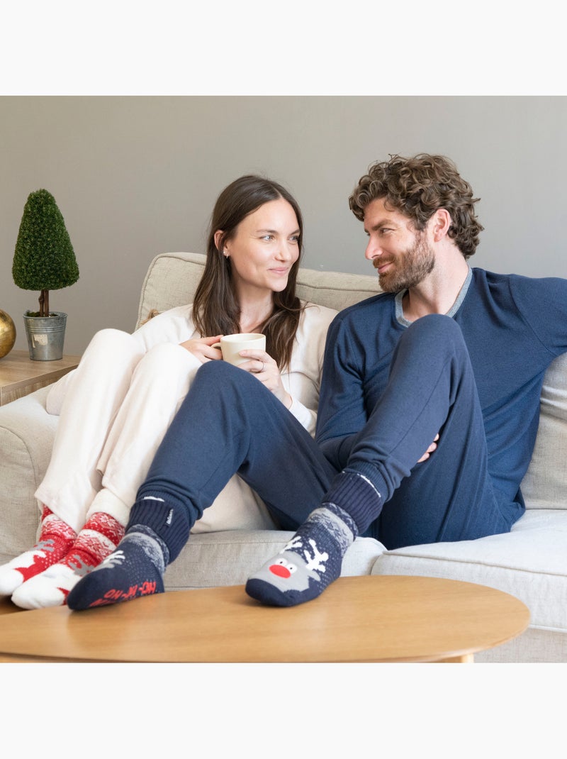 Pantalon homewear homme Isotoner Bleu marine - Kiabi