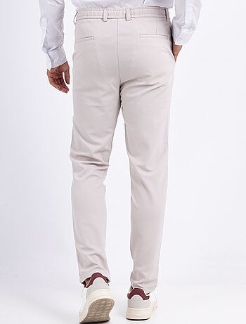 Pantalon homme habillé avec cordon de serrage
