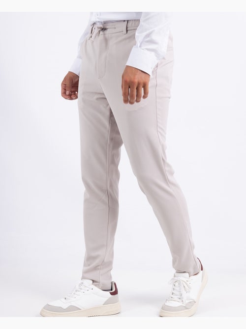 Pantalon homme habillé avec cordon de serrage - Kiabi