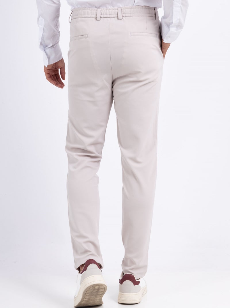 Pantalon homme habillé avec cordon de serrage Bleu marine - Kiabi