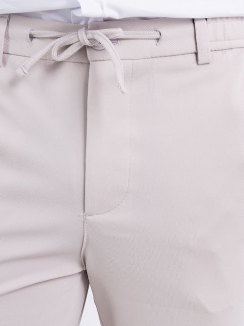 Pantalon homme habillé avec cordon de serrage - Kiabi