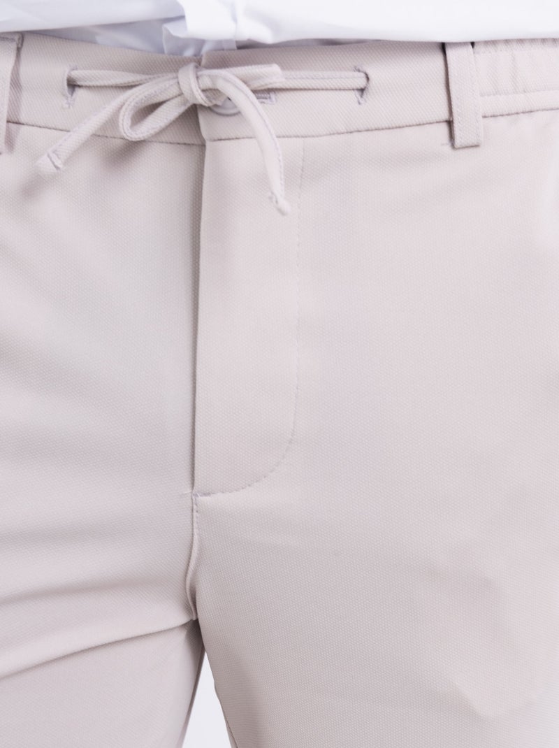 Pantalon homme habillé avec cordon de serrage Bleu marine - Kiabi