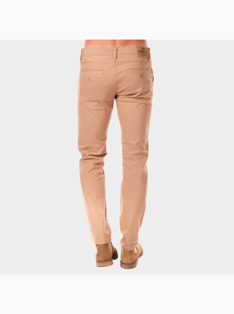 Pantalon homme uni Beige - Kiabi