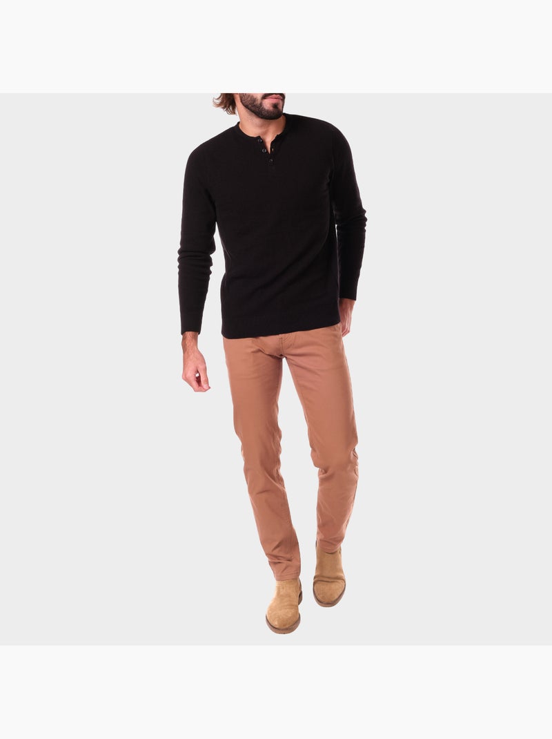 Pantalon homme uni Camel - Kiabi