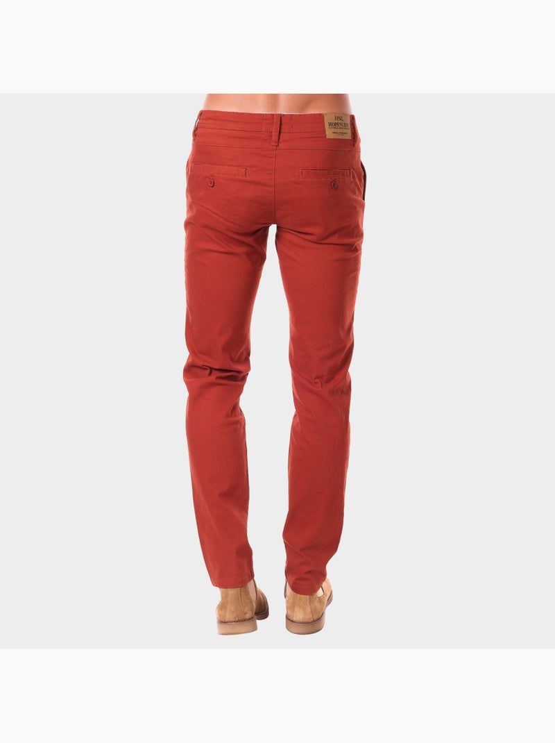 Pantalon homme uni Rouge - Kiabi