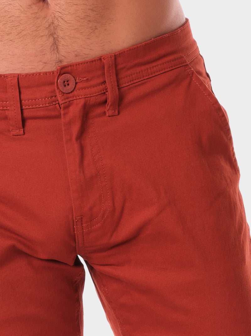 Pantalon homme uni Rouge - Kiabi