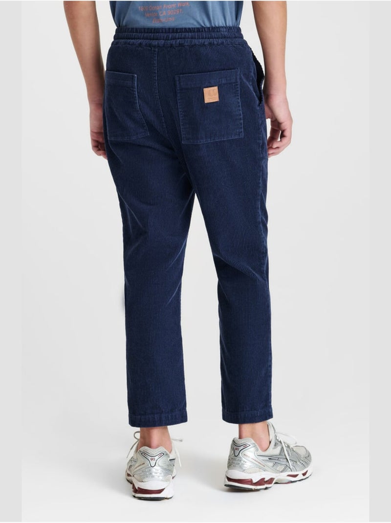 Pantalon HOUBO droite 'Le Temps Des Cerises' Bleu - Kiabi