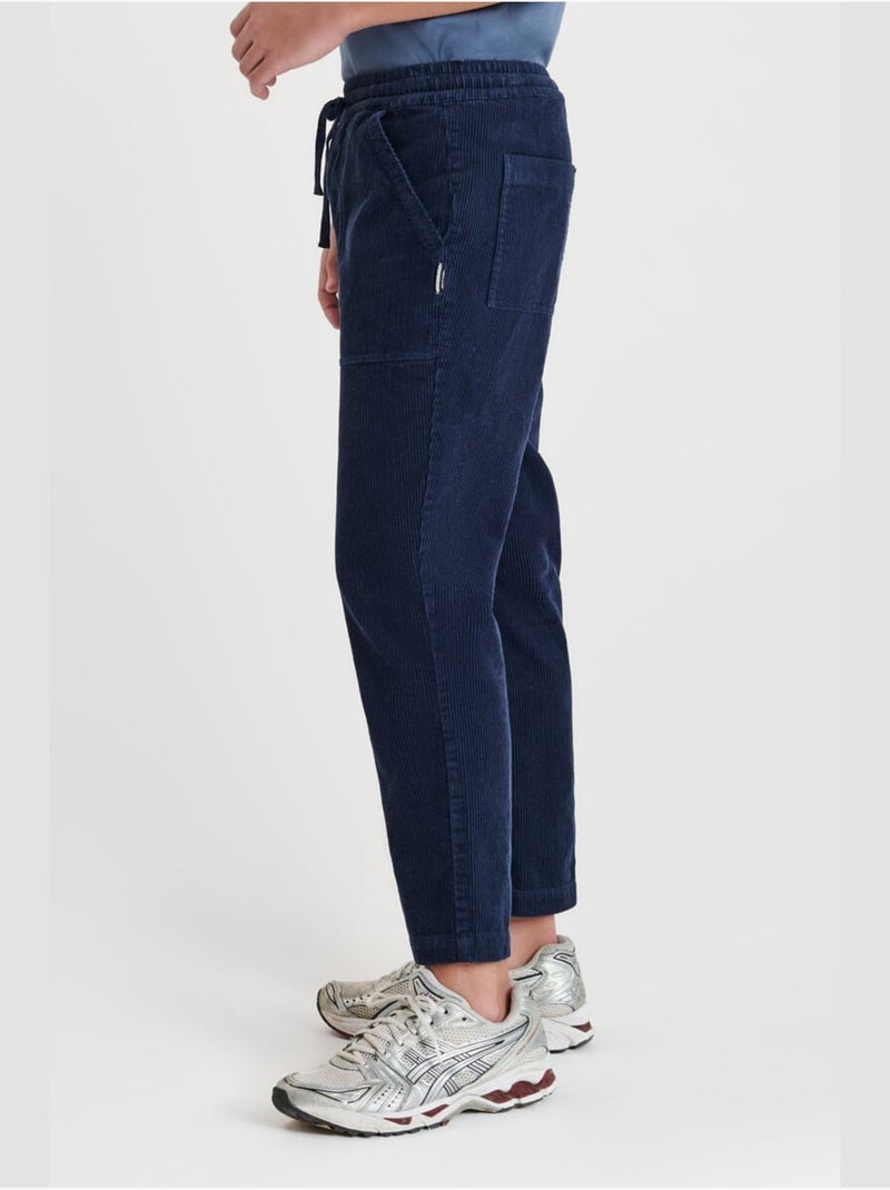 Pantalon HOUBO droite 'Le Temps Des Cerises' Bleu - Kiabi