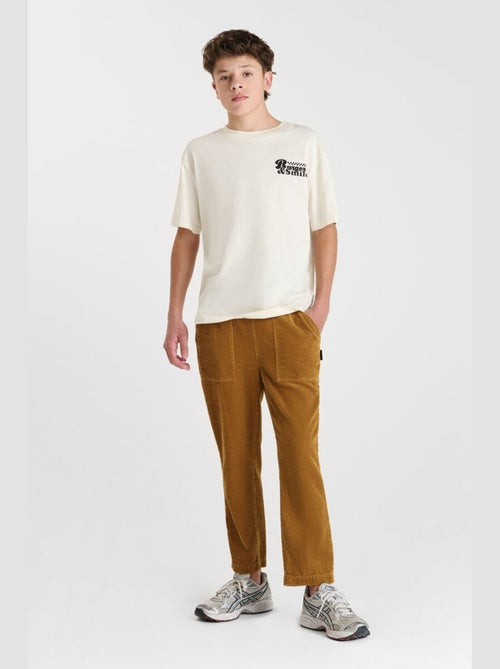 Pantalon HOUBO droite 'Le Temps Des Cerises' - Kiabi