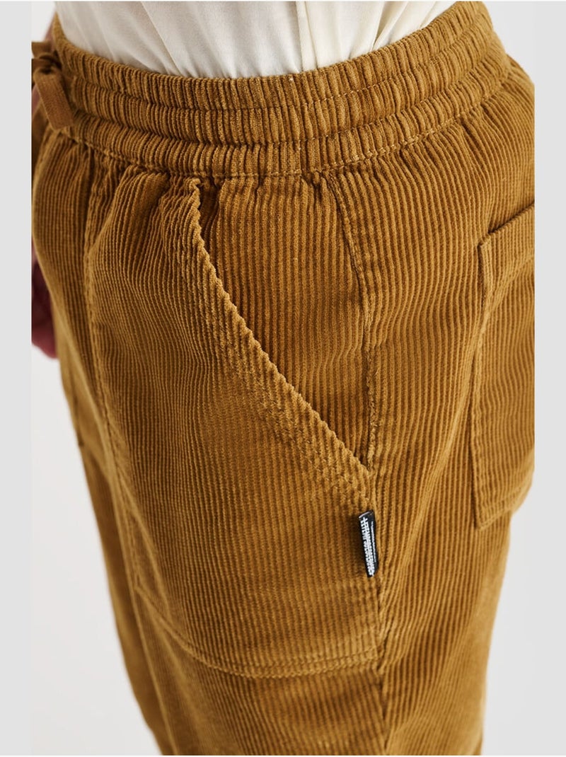 Pantalon HOUBO droite 'Le Temps Des Cerises' Marron - Kiabi