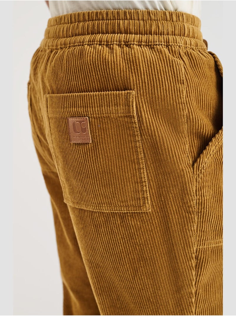 Pantalon HOUBO droite 'Le Temps Des Cerises' Marron - Kiabi