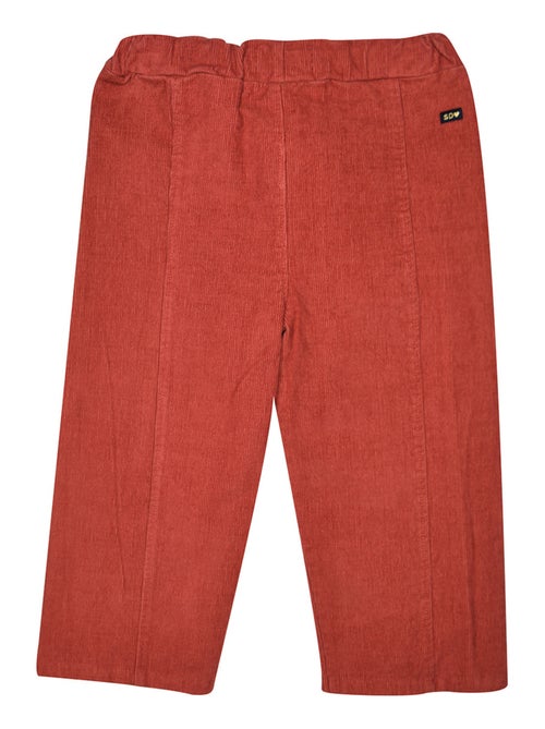 PANTALON IDORA VELOURS COTELE ENFANT - Kiabi