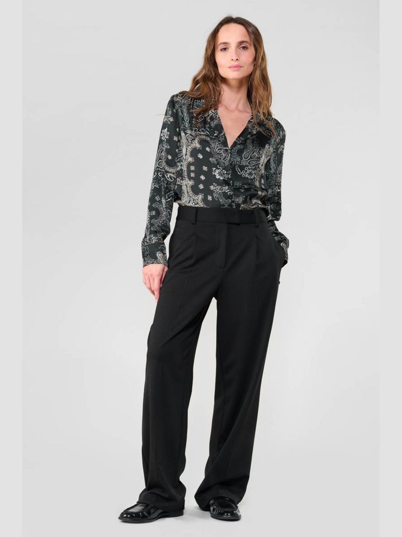 Pantalon IGOR droite 'Le Temps Des Cerises' Noir - Kiabi