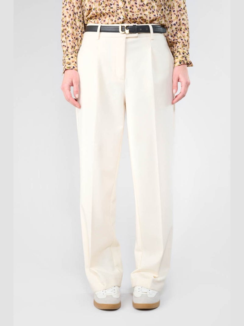 Pantalon IGOR loose, large 'Le Temps Des Cerises' Blanc - Kiabi