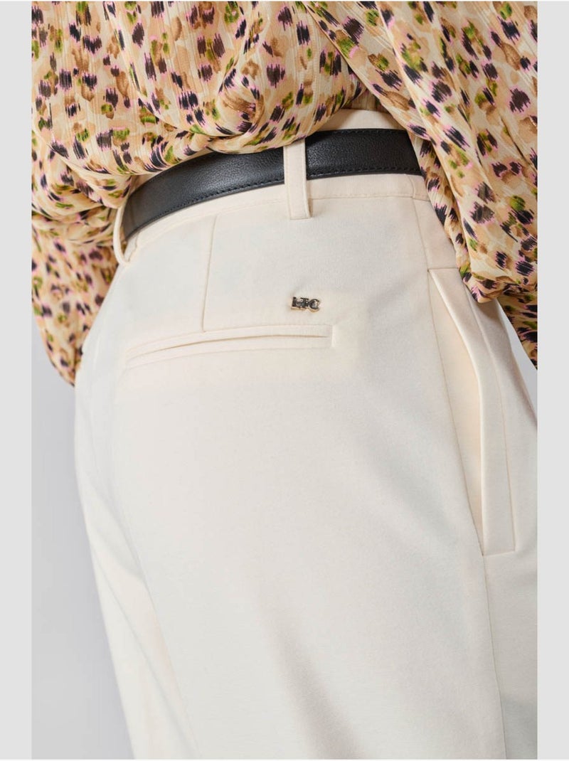 Pantalon igor loose, large 'le temps des cerises' Blanc - Kiabi
