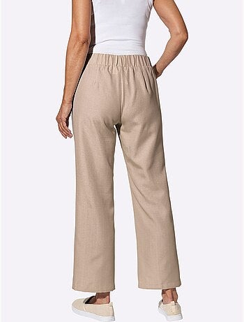 Pantalon Imitation Lin - Taille Standard - Moda Vilona
