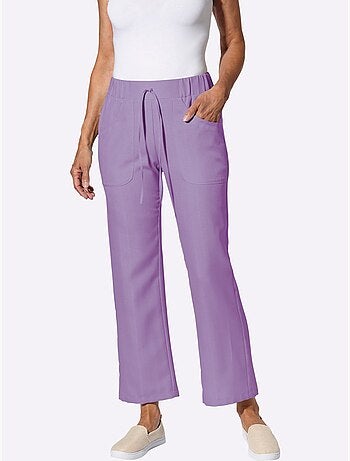 Pantalon Imitation Lin - Taille Standard - Moda Vilona