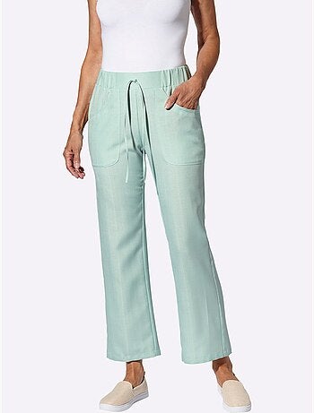 Pantalon Imitation Lin - Taille Standard - Moda Vilona