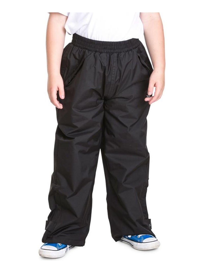 Pantalon imperméable childrens/kids echo - trespass Noir - Kiabi